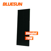 Flexible solar shingles bluesun solar shingled and halfcell all black solar panel 110w 120w customized